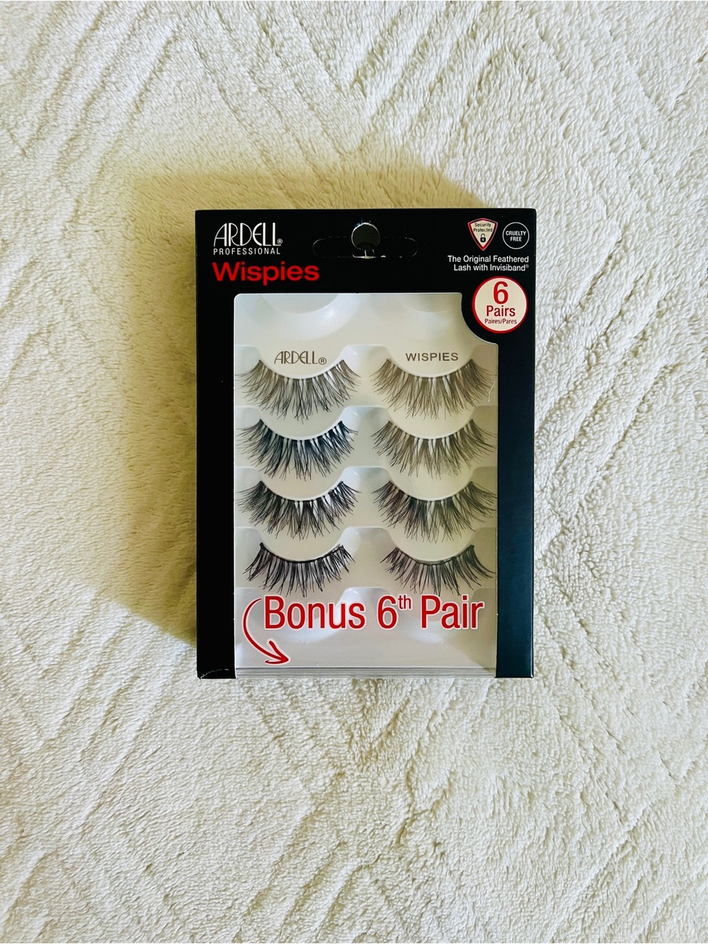 Ardell Wispies false eyelashes, 4 pairs left